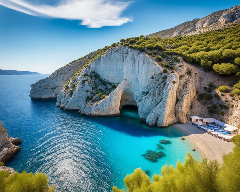 Aguas cristalinas en Grecia