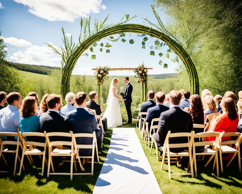 Bodas eco-friendly: cómo organizar una ceremonia sostenible