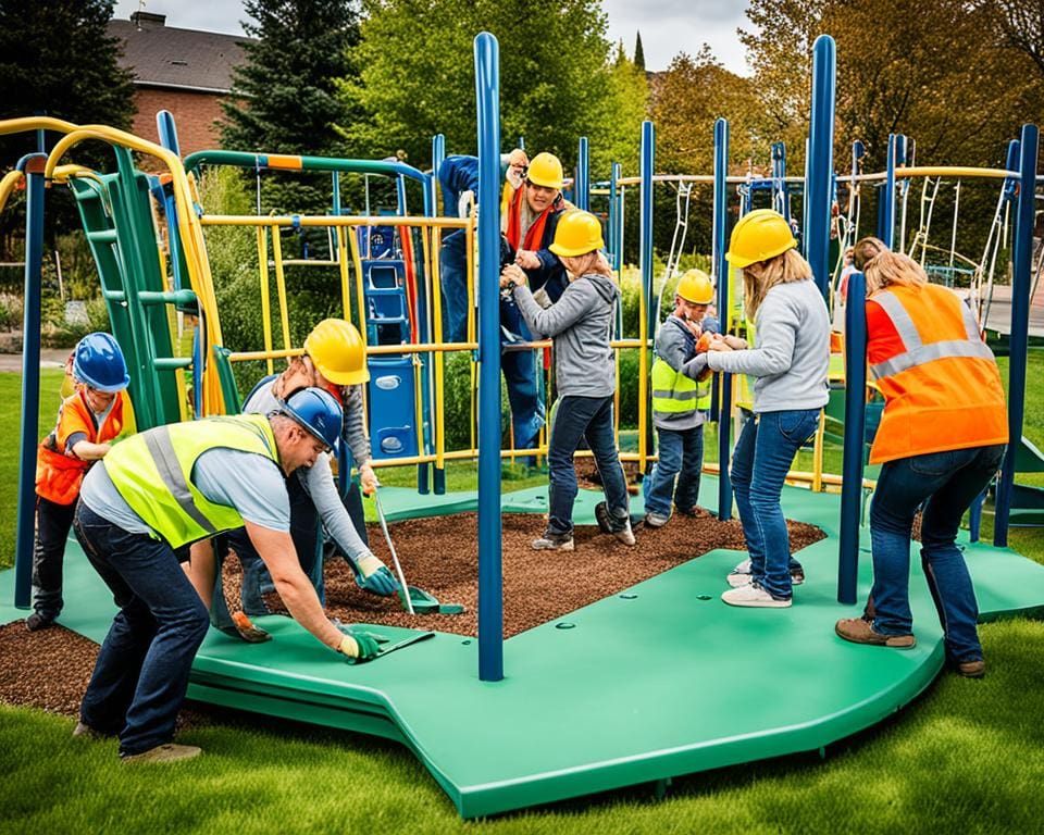 Construcción de Juegos Infantiles Seguros en el Jardín