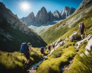 Explorando las montañas de Montenegro