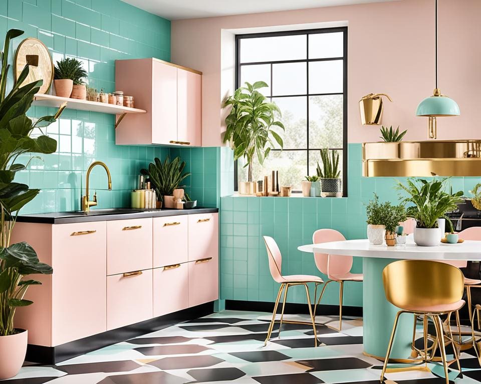 Renueva tu cocina con un estilo retro-chic