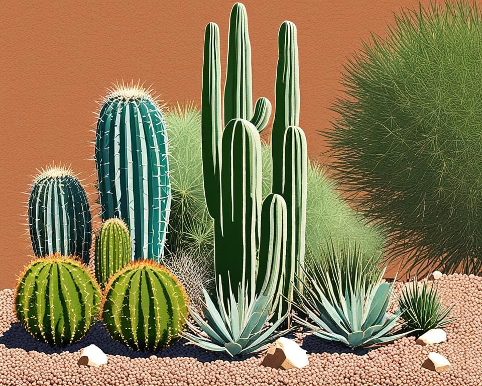 Selección del espacio para jardines de cactus