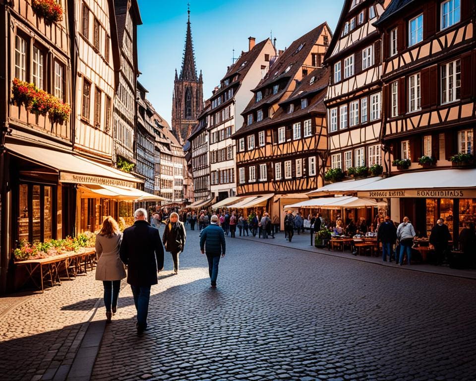 Un día en el casco antiguo de Estrasburgo