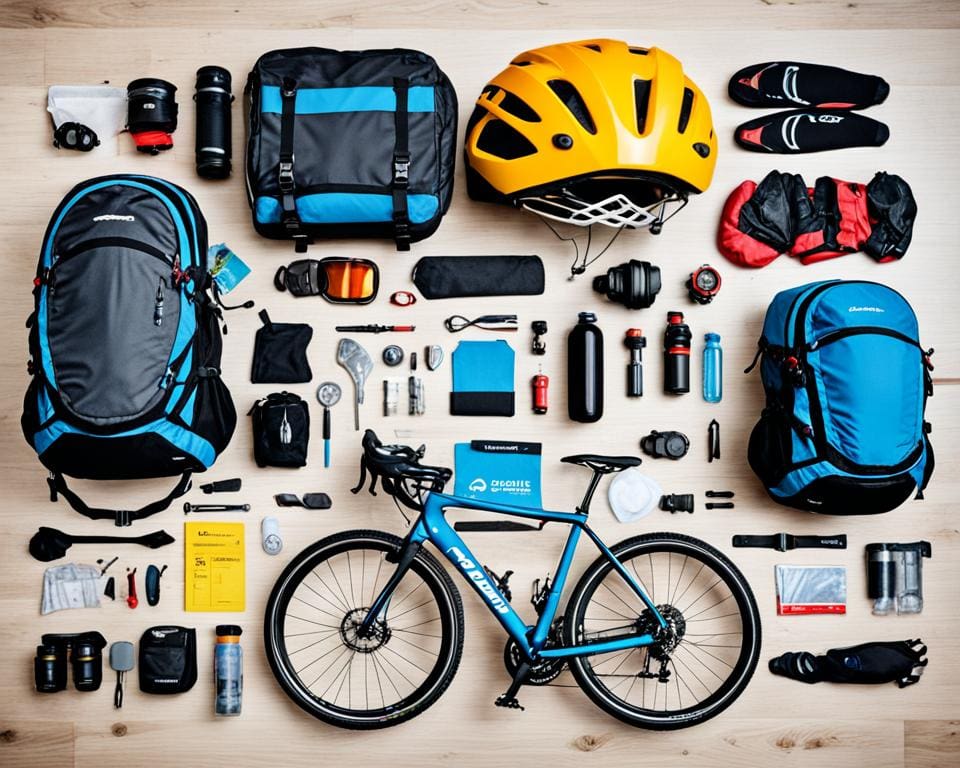 equipamiento para viajar en bicicleta