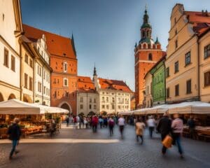 Un día en el casco antiguo de Cracovia