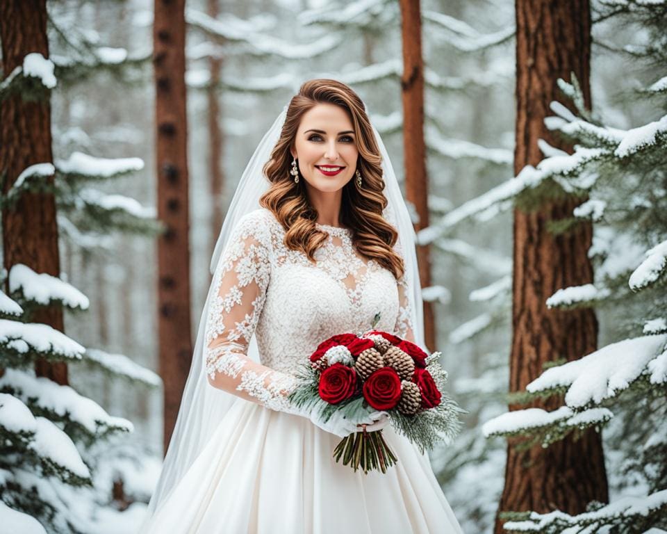 Vestidos de novia para bodas de invierno