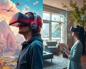 ¿Qué diferencias hay entre la realidad virtual y la realidad aumentada?