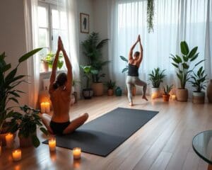 Beneficios de practicar yoga en casa