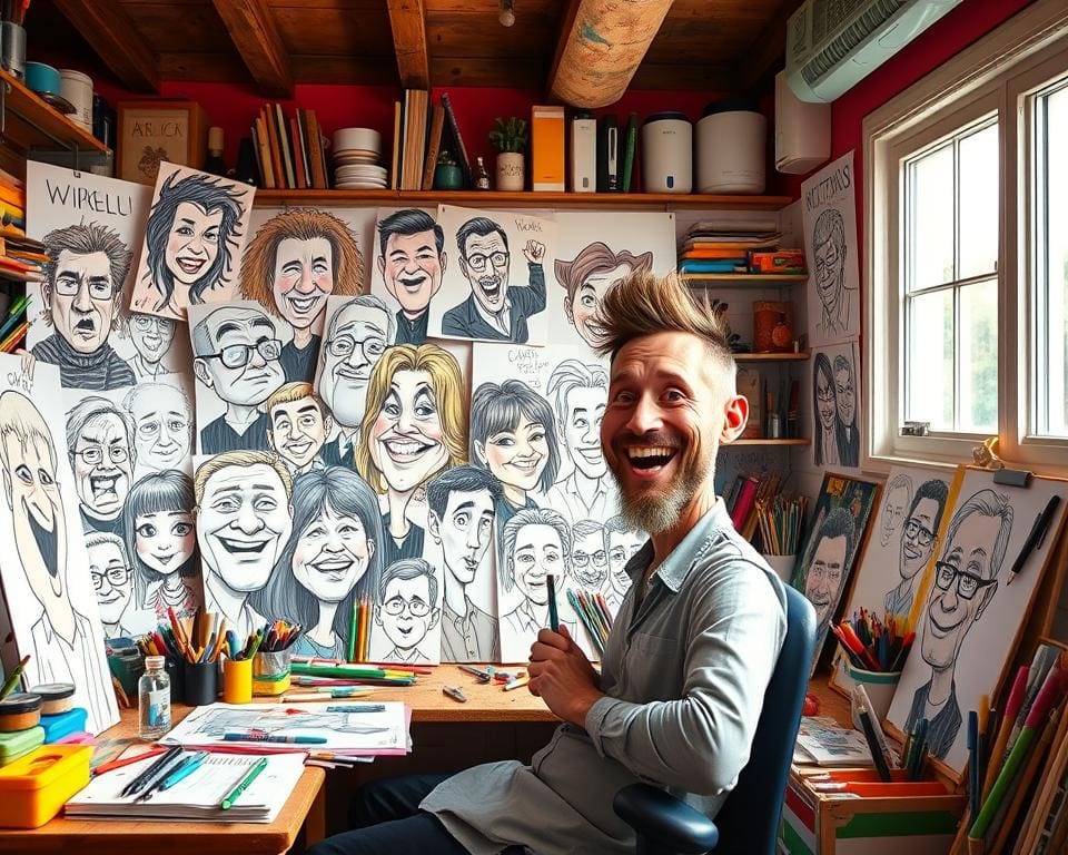 Caricaturista: Cómo crear personajes memorables en papel