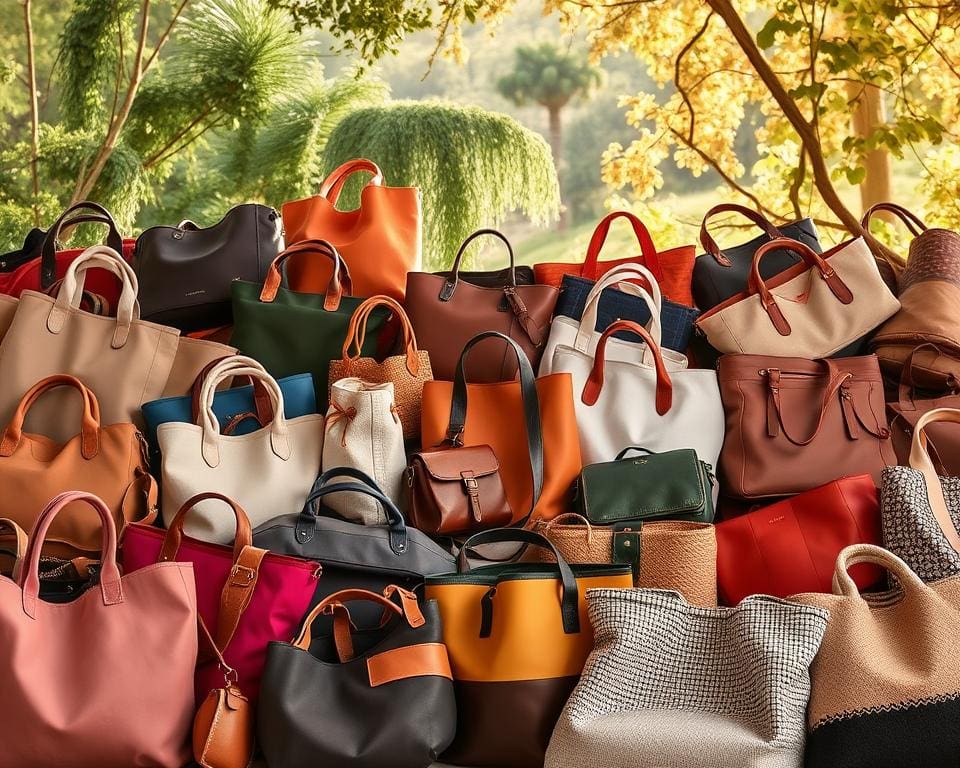 variedad en bolsos ecológicos