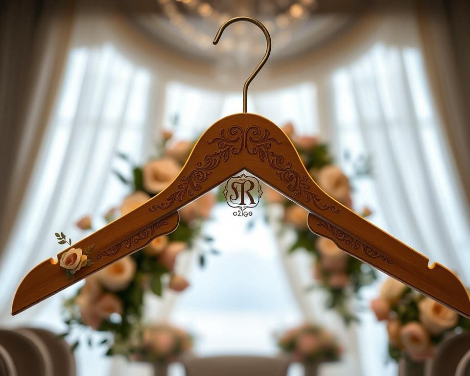 percha personalizada novios