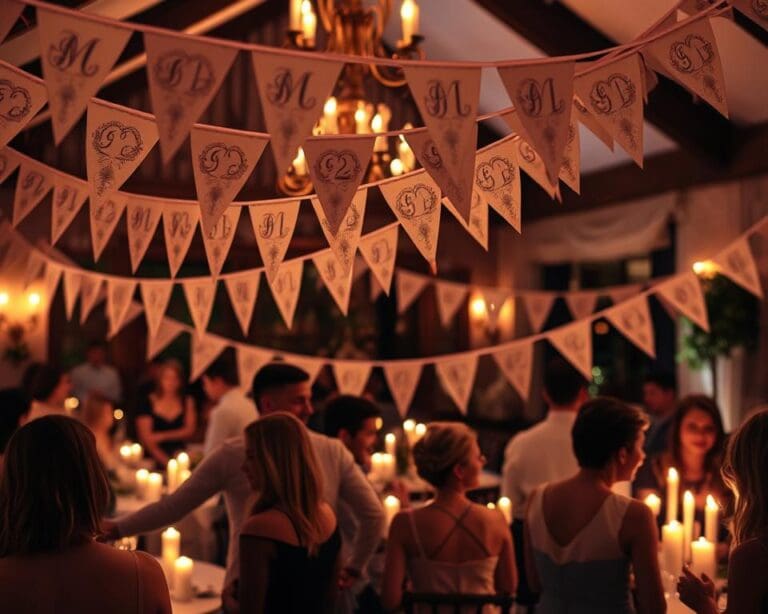 ¿Son útiles los banderines personalizados en bodas?
