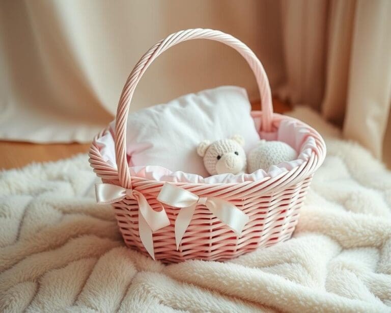 ¿Cuál es la canastilla bebé rosa que todos quieren regalar?