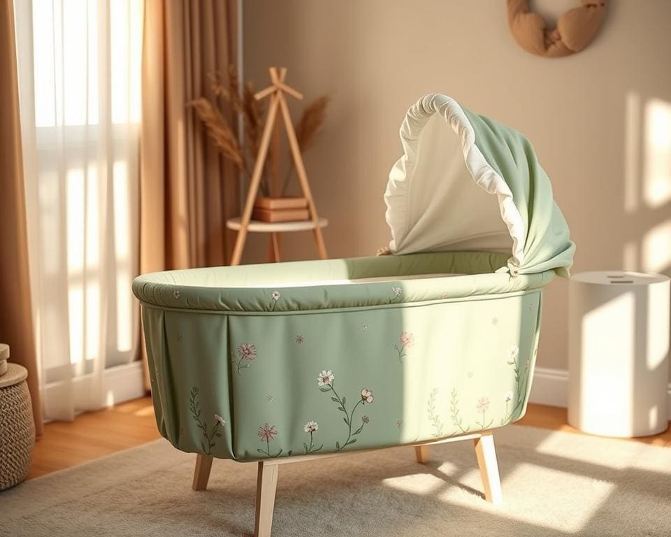 ¿Por qué regalar una canastilla bebé verde personalizada?