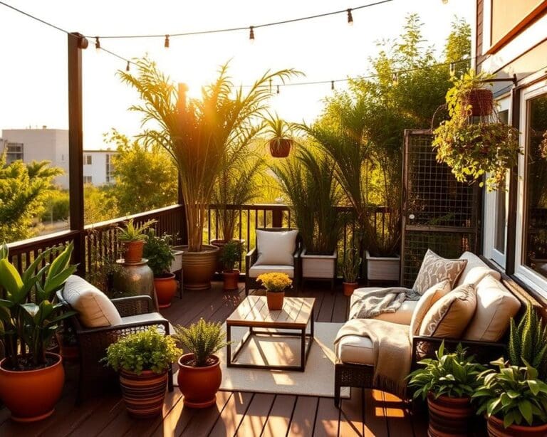 Diseña una terraza acogedora para disfrutar todo el año
