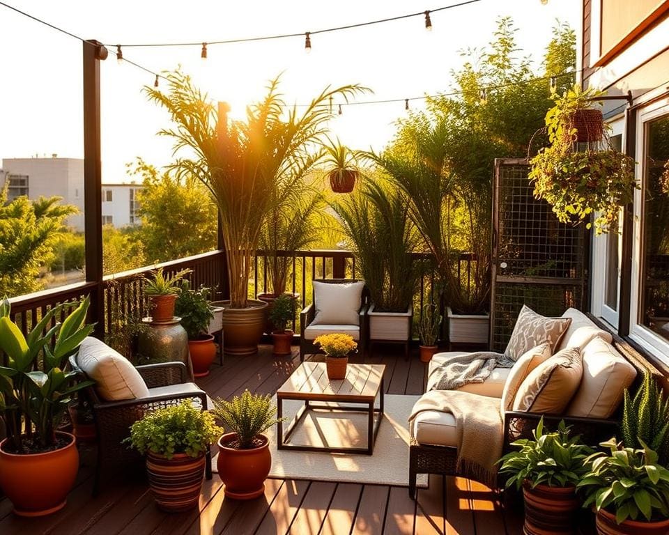 Diseña una terraza acogedora para disfrutar todo el año