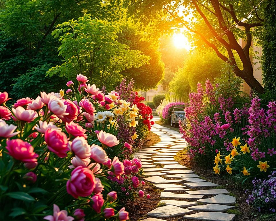 Inspiración para un jardín lleno de flores en primavera