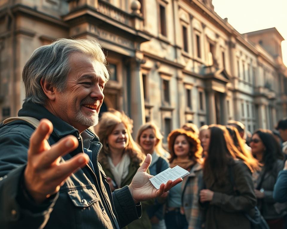 La labor de un guía turístico en ciudades históricas