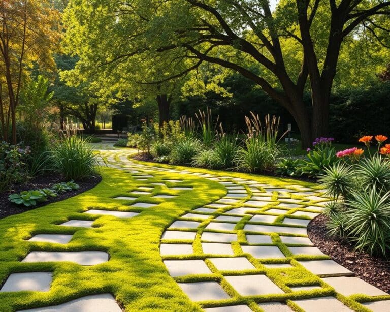 Materiales sostenibles para senderos y caminos de jardín