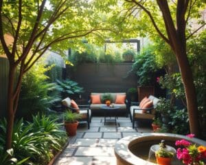 Rincones acogedores para pequeños jardines urbanos