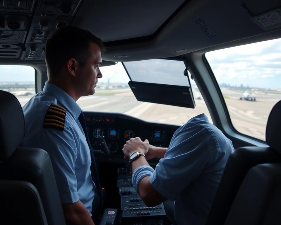 Un día en la rutina de un piloto de aviación comercial