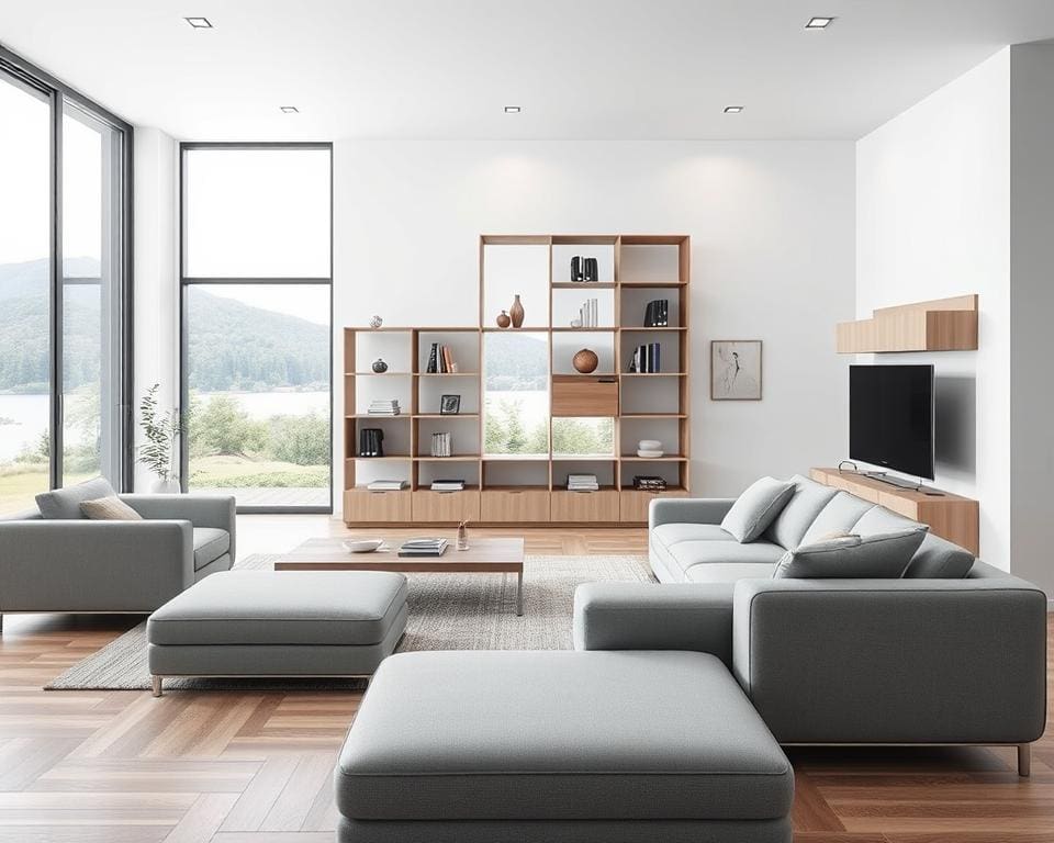 decoración muebles modulares