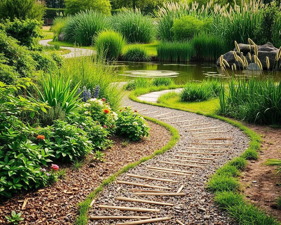 senderos de jardín ecológicos