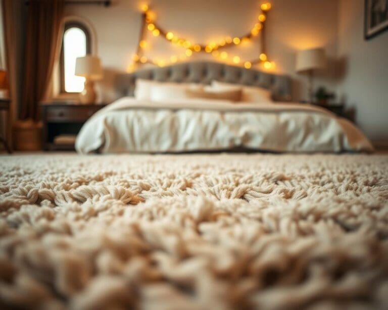 ¿Qué alfombra hace más cálido un dormitorio?