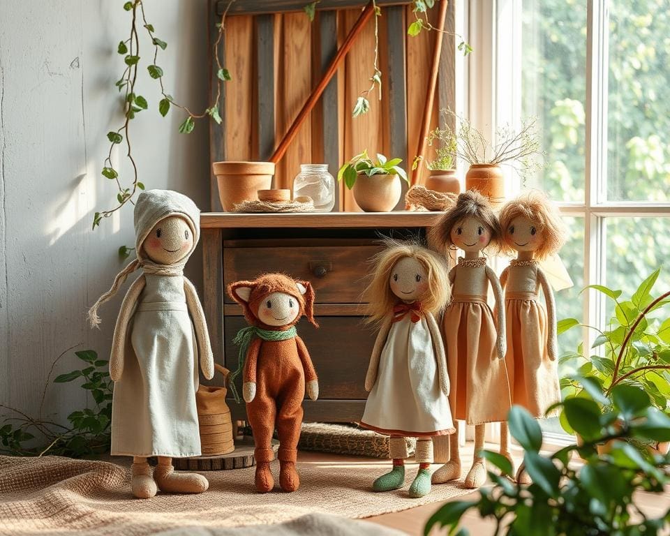 muñecas ecológicas de trapo