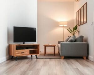 ¿Qué muebles TV encajan en espacios reducidos?