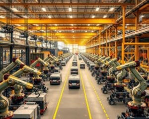 ¿Cómo ayudan los robots en la producción industrial?