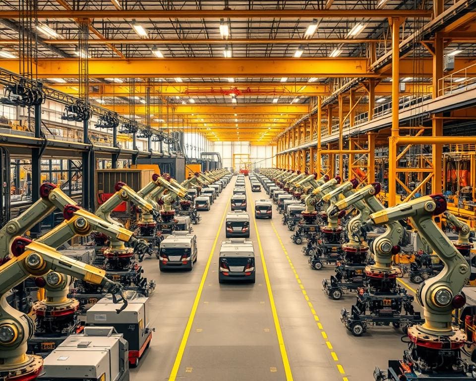 ¿Cómo ayudan los robots en la producción industrial?