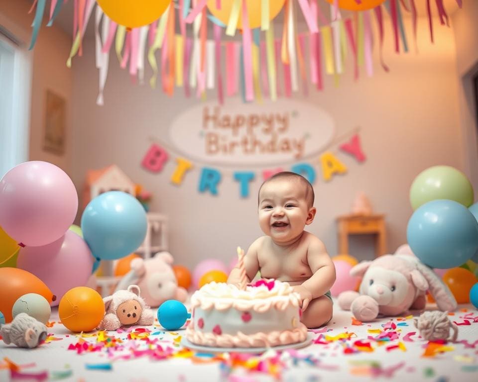 ¿Cómo celebrar el primer cumpleaños del bebé?