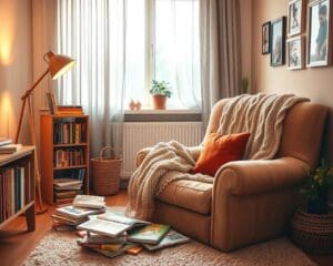 ¿Dónde organizar un rincón de lectura familiar?