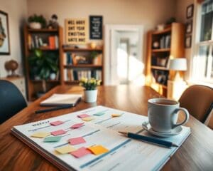 ¿Por qué planificar la semana reduce tensión?