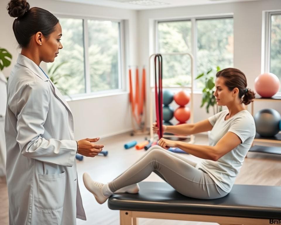 ¿Cómo trabaja un fisioterapeuta en una lesión?