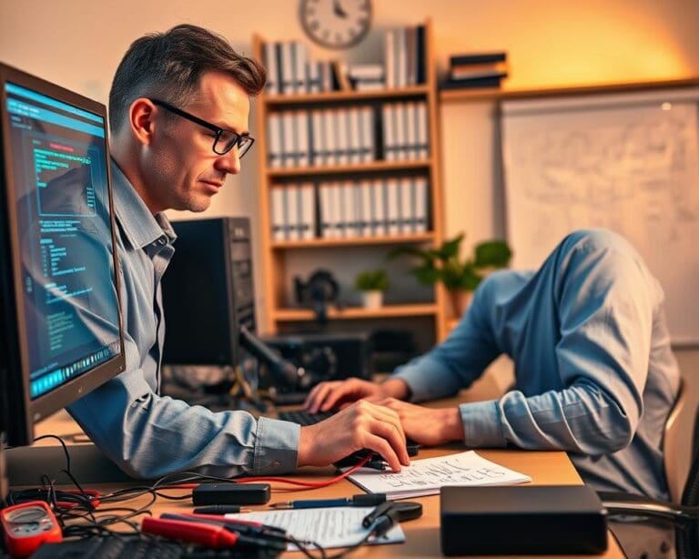 ¿Qué hace un técnico informático ante una avería?