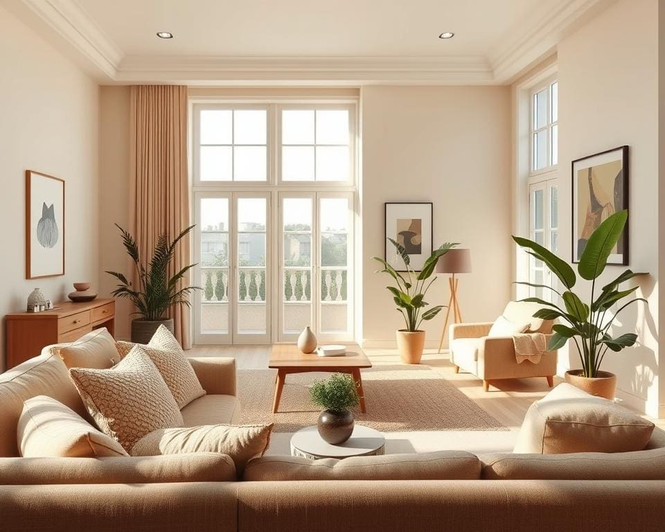 ¿Qué tonos crean una sala más armoniosa?