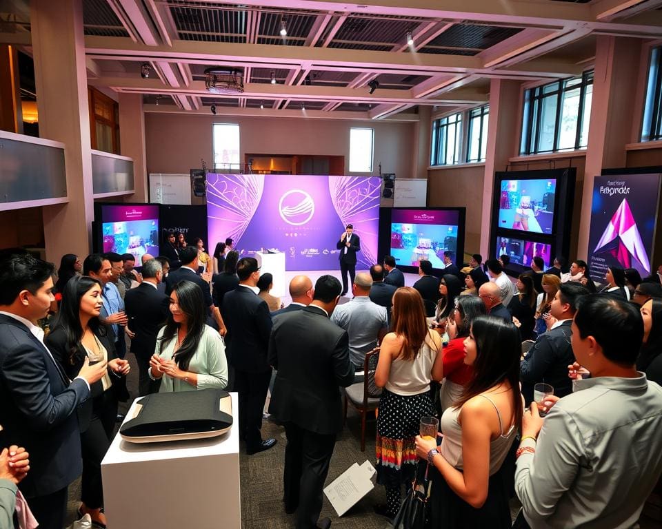 ¿Cómo apoyan los eventos el lanzamiento de productos?