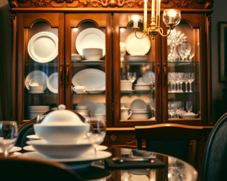 ¿Cómo escoger una vitrina para vajilla?
