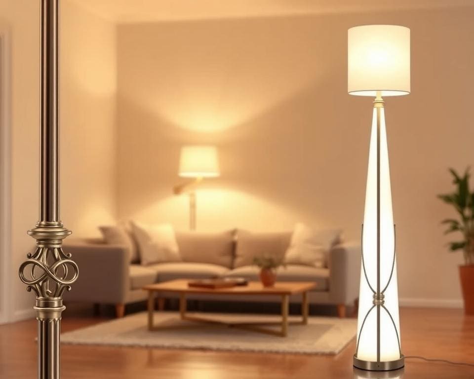 ¿Qué lámpara de pie aporta luz ambiental?