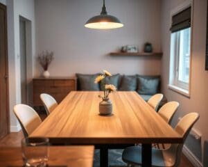 ¿Qué mesa de comedor se adapta a espacios pequeños?