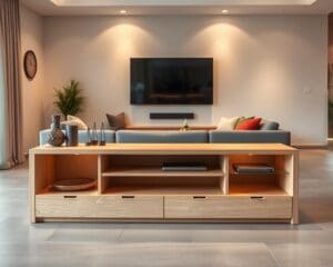 ¿Qué mueble de TV optimiza el espacio del salón?