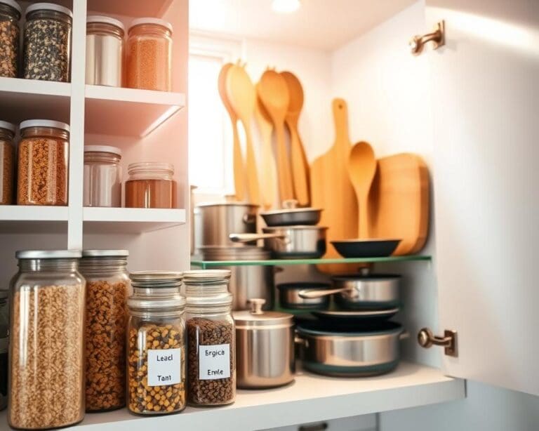 ¿Cómo organizar armarios de cocina eficientemente?