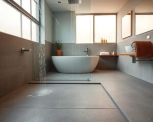 ¿Cuáles son las ventajas de una ducha a ras de suelo?