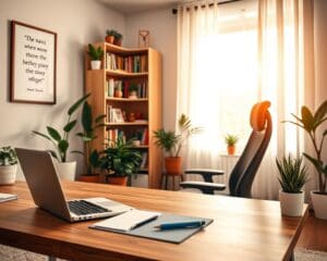 ¿Qué elementos son clave en una oficina en casa?