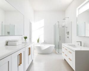 ¿Qué hace que un baño parezca más amplio?