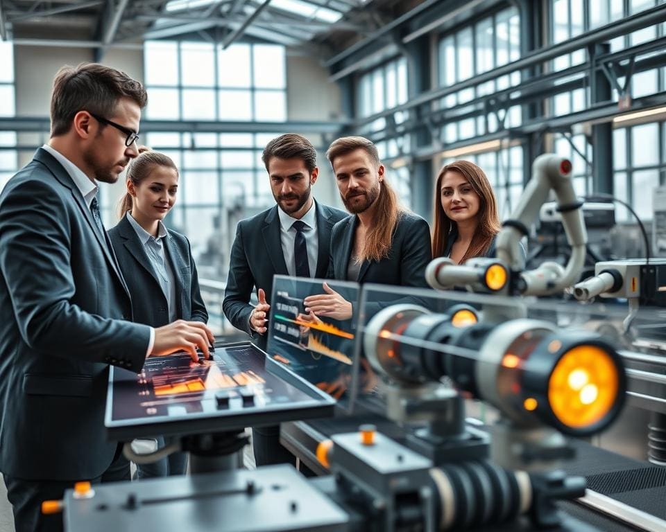 tecnología eficiencia industrial