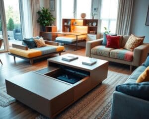 ¿Cuáles son las ventajas de muebles multifuncionales?