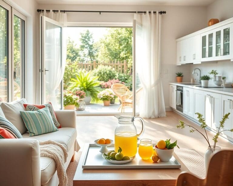 casa fresca en verano
